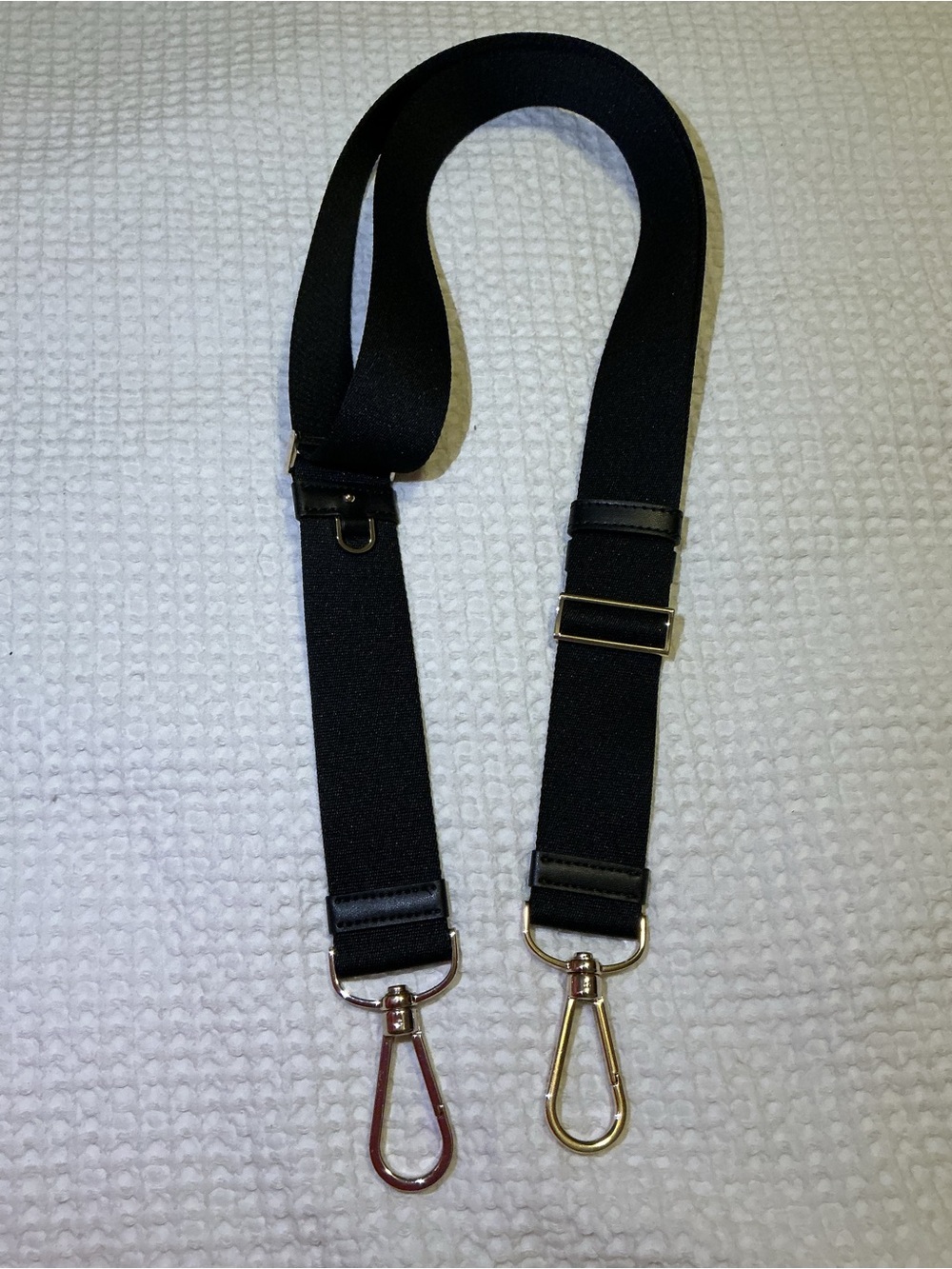 kate spade Black Crossbody Strap with Gold Hardware